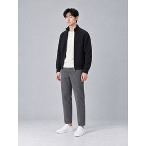 남성 하이넥 니트 집업 가디건 겨울 풀집업 스웨터 CXS26WSCJA06 BLA