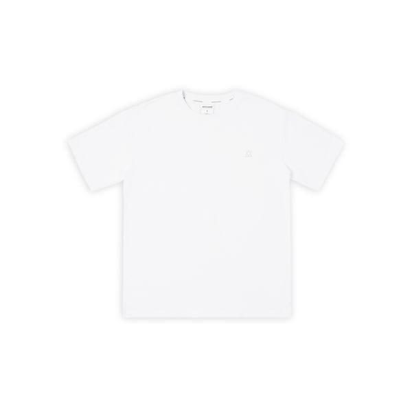 아이콘로고 스탠다드 핏 베이직 반팔 티셔츠 화이트