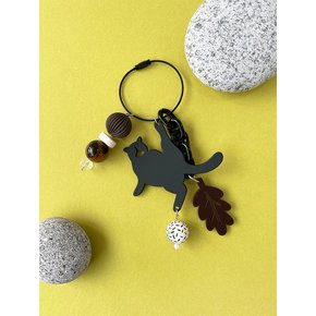 BLACK CAT BAG CHARM