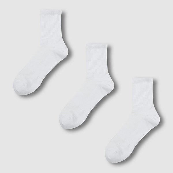 남 JAJU AIR 메시 중목 양말 3족 J146203402001