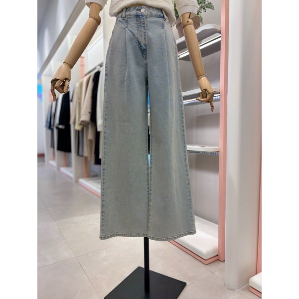 [여주점] 여성 와이드 턱 데님 팬츠(ITP5YDP830)