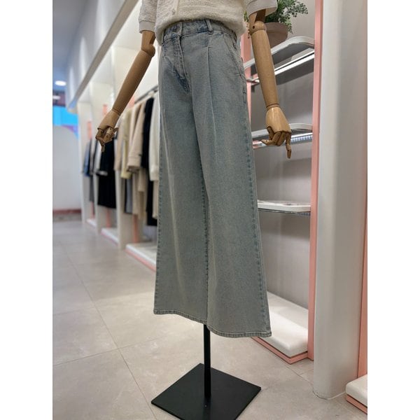 [여주점] 여성 와이드 턱 데님 팬츠(ITP5YDP830)