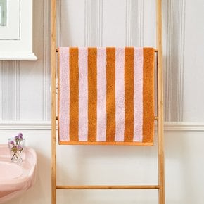 볼드 스트라이프 세면타월 ORANGE 40X80cm 190g