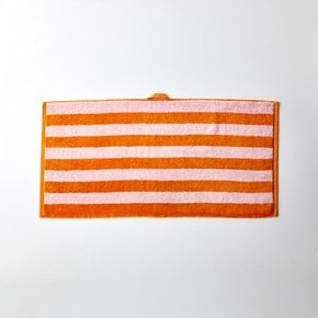 볼드 스트라이프 세면타월 ORANGE 40X80cm 190g