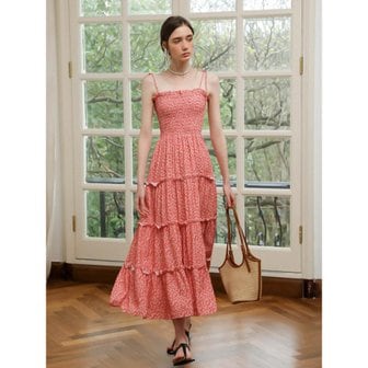 던드롭 DD_Summer floral chiffon long dress