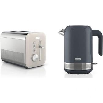  영국 브레빌 전기포트 Breville High Gloss 2Slice Toaster with HighLift Wide Slots Cream 스