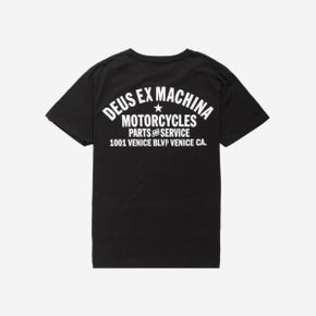 데우스 엑스 마키나 베니스 어드레스 티셔츠 블랙 Deus Ex Machina Venice Address T-Shirt Blac