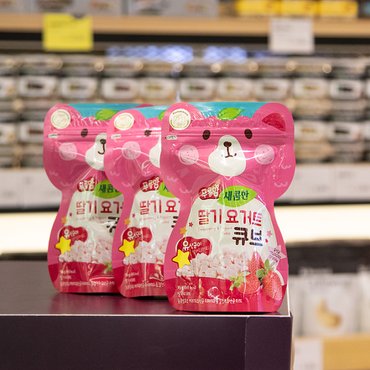 신세계 농산 푸름맘 새콤한 딸기 요거트큐브 16g