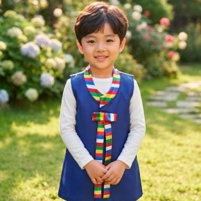 아동 색동 저고리 조끼 설날 추석 명절 예절교육 역할놀이 유치원 어린이집 남자아이 국내원단 CAE130