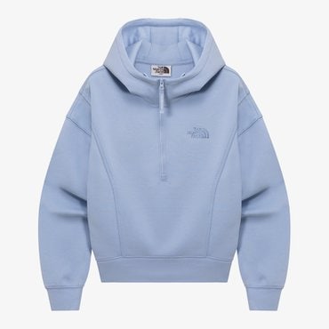 노스페이스 [노스페이스 공식] NM5PR30L 화이트라벨 여성 스무브 후드 풀오버_POWDER BLUE