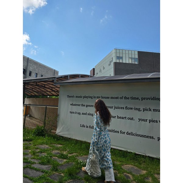 라도노추추 Blue Daisy dress