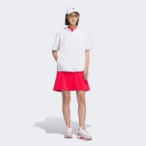25SS 여성 아디제로 집업 티셔츠 화이트 JE8319