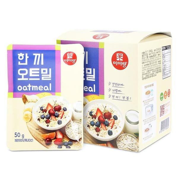 확대된 대표 미이랑 한 끼 오트밀 50g x 10봉 x 6개(1)