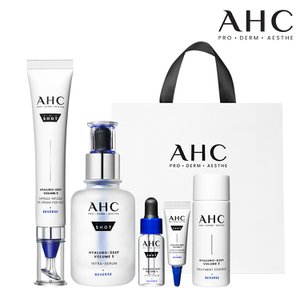 AHC [가정의달]프로샷히알루로딥볼륨5듀오(세럼 40ml+5ml+아이크림30ml+5ml)+에센스20ml+쇼핑백