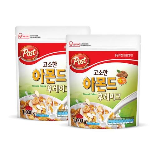 포스트 고소한 아몬드 후레이크1KG X2(1)