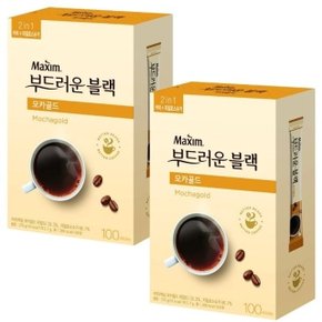 맥심 모카골드 부드러운 블랙 200T(100T 2개) (WA435BF)