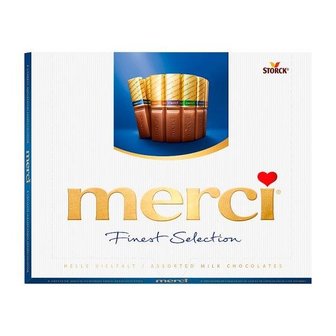  스톡 초콜릿 어쏘티드 밀크 Merci 메르시 250g