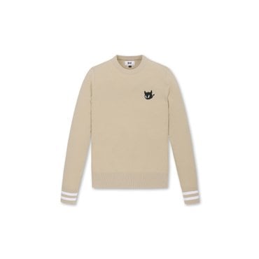 왁 골프 (WWWAS25131BEX)WTO Women WAACKY Crewneck Sweater