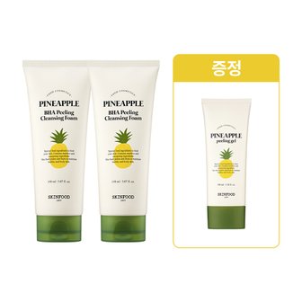 스킨푸드 [본사직영][2개]파인애플 바하 필링 클렌징 폼 150ml+증정(파인애플 필링젤 본품)