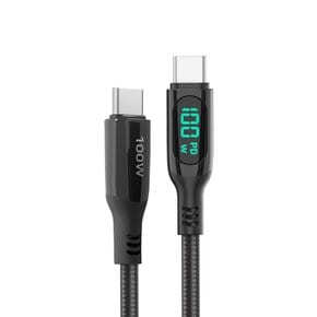 보바 C TO C 100W 디스플레이 초고속 케이블 VA-221