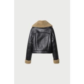 [여주점] [이로] 여성 ZHERASPE2 시어링 가죽자켓 IOUDA24102BKX