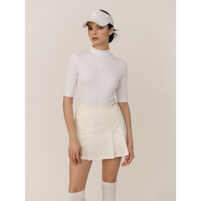 반소매 베이직 바디수트_WHITE