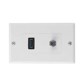 월 플레이트 USB RF 모듈 포함 WALL PLATE 벽면 3.0