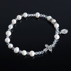  못난이 진주 1단 묵주팔지 천주교 성물 P0000EQE