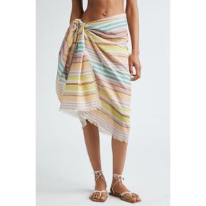 4891437 Zimmermann Stripe Cotton Pareo Cover-Up