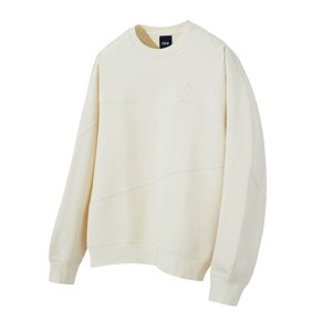 Segment Point Sweatshirt (Ivory) [LSRSCTM109M]