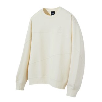  Segment Point Sweatshirt (Ivory) LSRSCTM109M