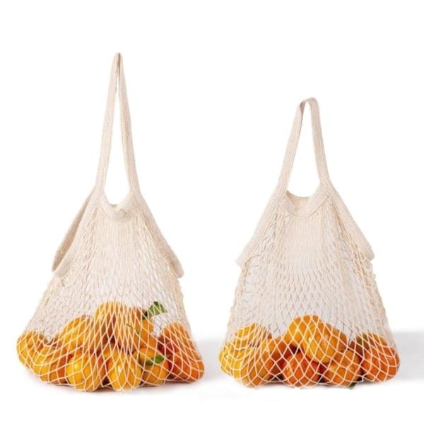 [옷자락] 여성 어머니 장바구니 메쉬 네트 손잡이 토트백