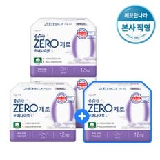 순수한면 제로 ZERO 생리대 오버나이트 (12개입 X 3+1팩)