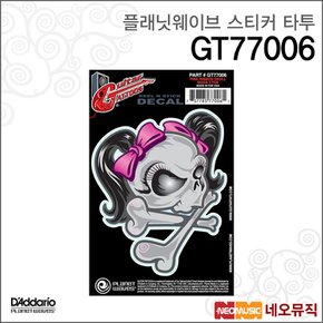 플래닛웨이브 GT77006 스티커 타투 /Ribbon Skull