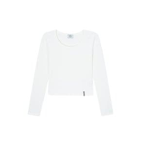 BACK LINE WARM TEE-WHITE