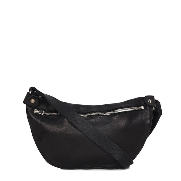 [부산점] 25FW 블랙 소프트 그레인 크로스바디백 Q100 BLKT