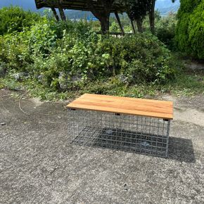 개비온 벤치 앉음벽 정원 야외 DIY 1M