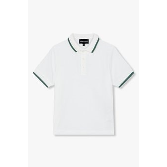 엠포리오아르마니주니어 [남아] 사이드 메쉬 피케 폴로 셔츠 0455113007000