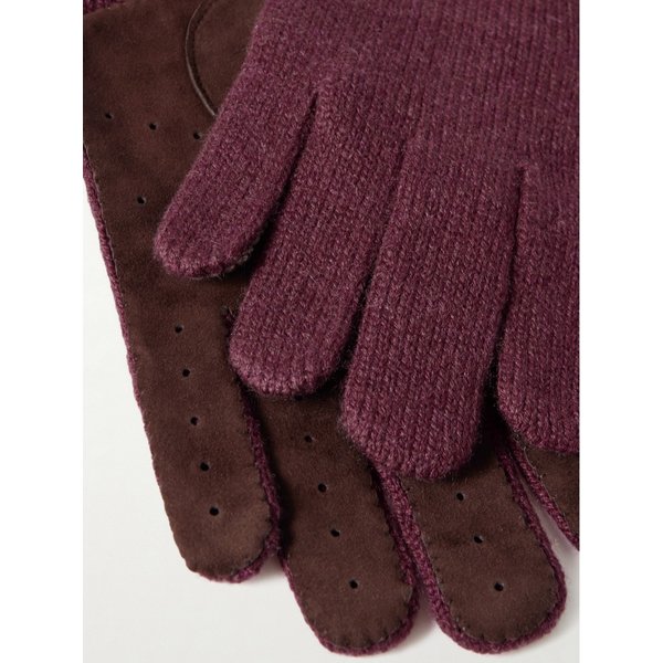 브루넬로쿠치넬리 스웨이드 트림 리브 캐시미어 장갑 46376663162948156