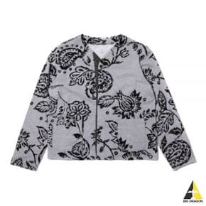 엔지니어드 가먼츠 Knit Cardigan H.Grey Floral Printed French Terry (MP