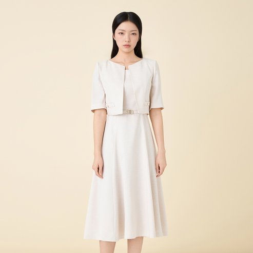 린 미노에 자켓 레이어드 원피스 LGOPPE8100