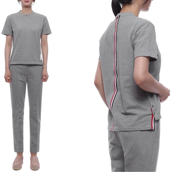 [부산점] 26SS 여성 센터백 스트라이프 반팔티셔츠 (FJS013A 00050 055 26S)