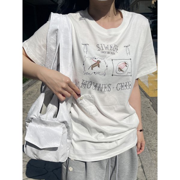 Hound Club Tee (White)