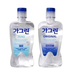 가그린 750ml (오리지널/제로) 휴대용 가글_WC628D4