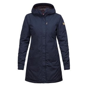 여성 Kiruna 패디드 파카 89644 Dark Navy