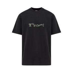 25SS 로아 반팔 티셔츠 RBMW0436JY41BLK0001 BLACK DOM