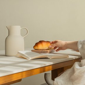 오아르 세라믹 리빙다이닝 4인 원목 식탁세트 (가죽소파형) (착불)