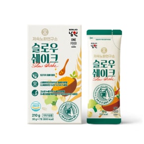 슬로우쉐이크 선식 미숫가루 7포 귀리 파로 렌틸콩