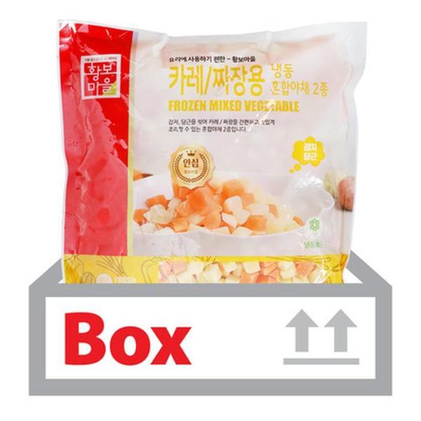 냉동감자당근(카레,짜장용) 1kg*10ea(박스)/황보마을(1)