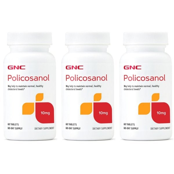 지엔씨 폴리코사놀 10mg 60타블렛 X 3통 미국직구
